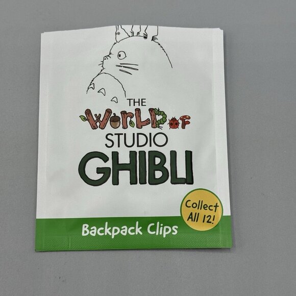 The World Of Studio Ghibli Framed JIJI Rubber Backpack Clip Key Chain New Open - Picture 3 of 4